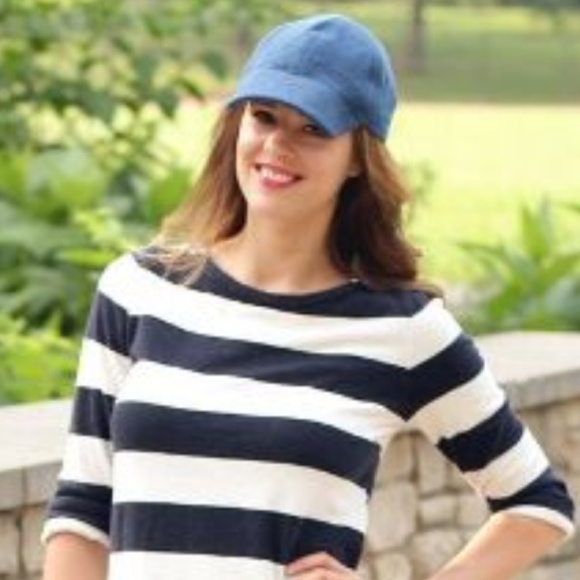 DENIM 100 COTTON BASEBALL HAT - Picture 2 of 2